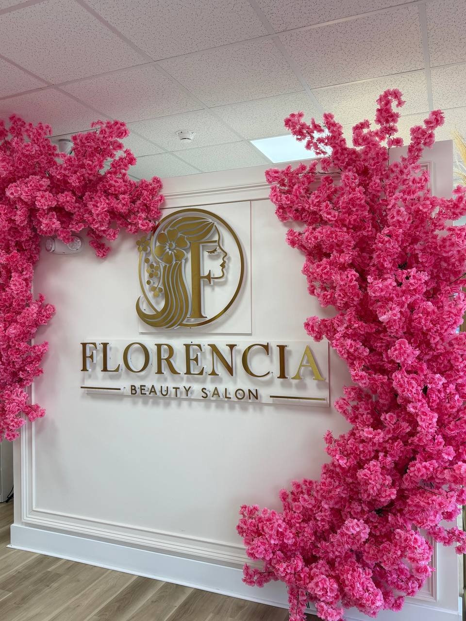 Florencia Beauty Salon interior in Feasterville PA
